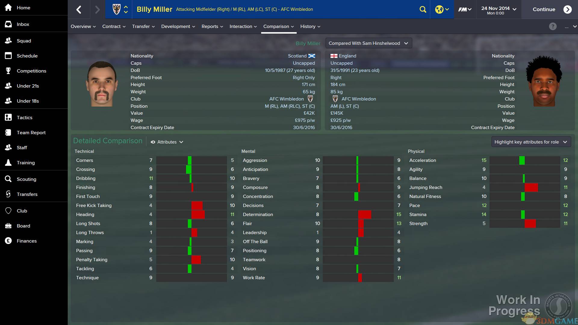 《足球经理2015》英文镜像版 游戏截图 8